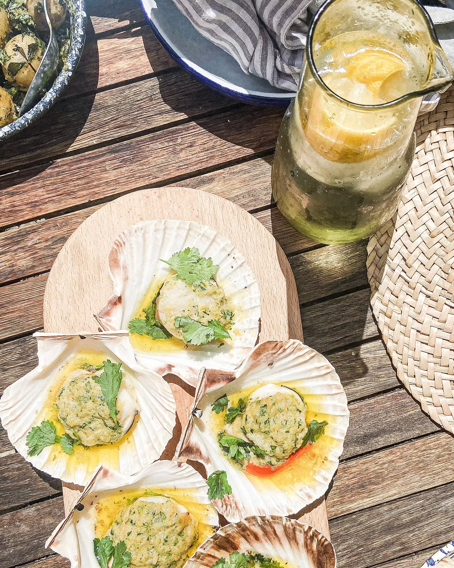 Miso and Ginger Butter Scallops