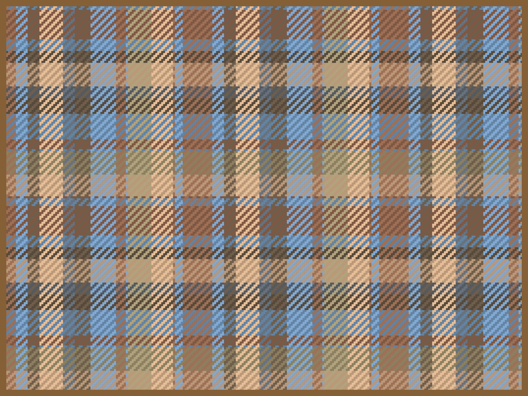 Autumnal Check Paper Placemat Pad (20 pack)