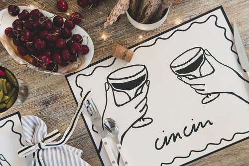 Cin Cin Paper Placemat Pad (20 pack)
